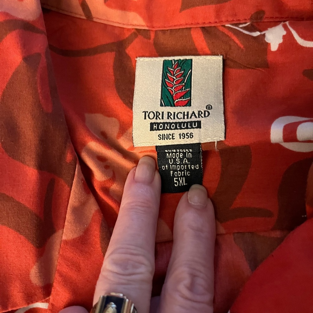 Hawaii Target employee uniform by Tori Richard